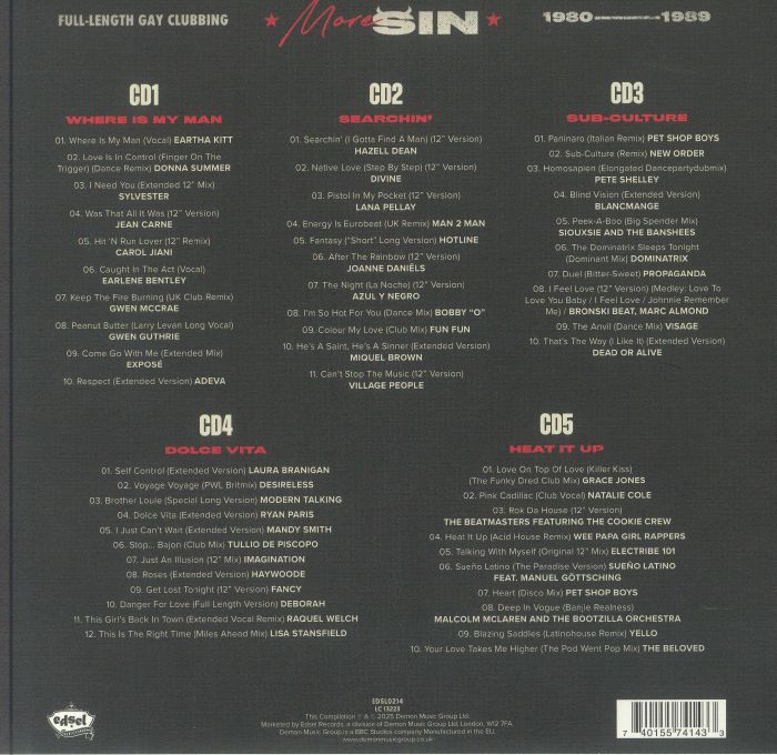 VARIOUS - More Sin: Box Of Sin Vol 2
