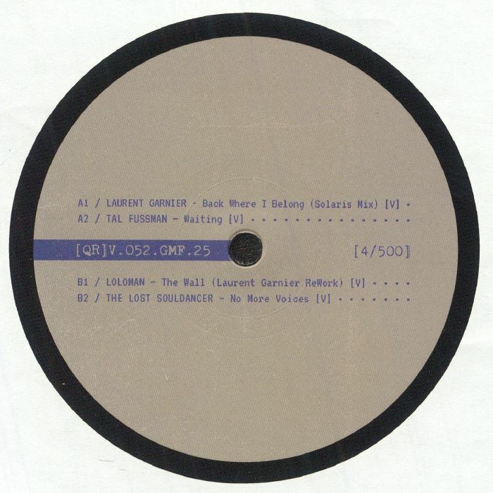 GARNIER, Laurent/TAL FUSSMAN/LOLOMAN/THE LOST SOULDANCER - QRV 052GMF25