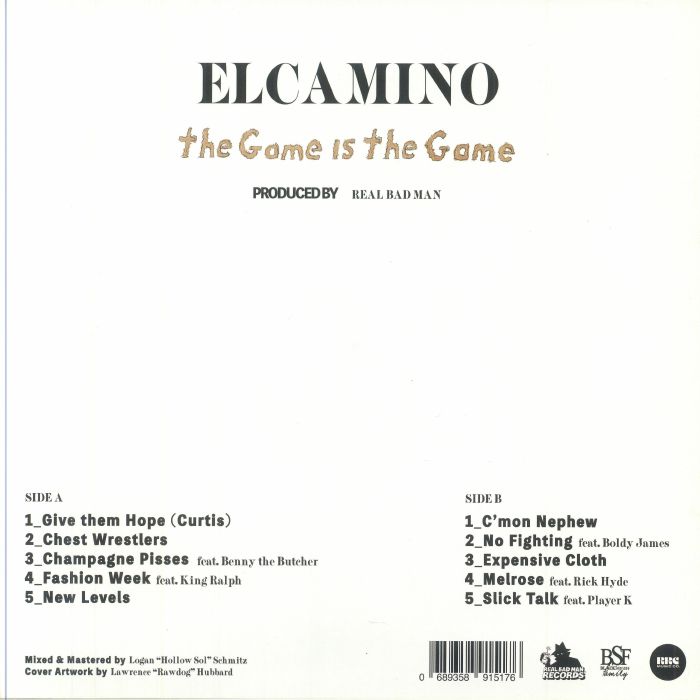 EL CAMINO/REAL BAD MAN - The Game Is The Game