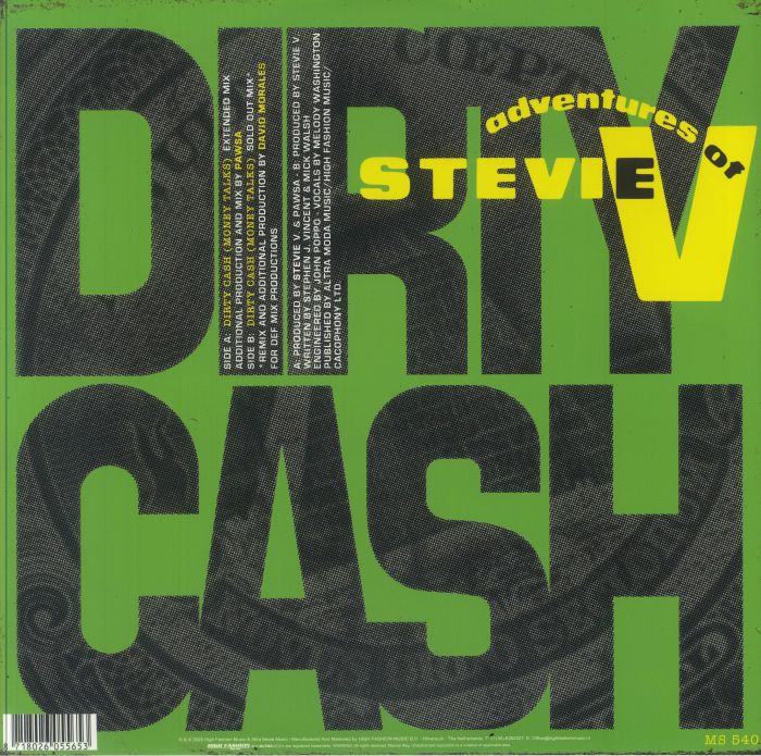 PAWSA/ADVENTURES OF STEVIE V - Dirty Cash (Money Talks)