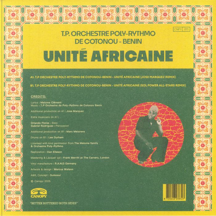 TP ORCHESTRE POLY RYTHMO DE COTONOU BENIN - Unite Africaine