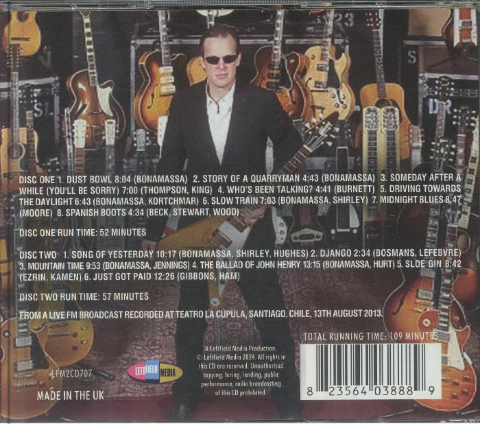BONAMASSA, Joe - Santiago: The South American Broadcast