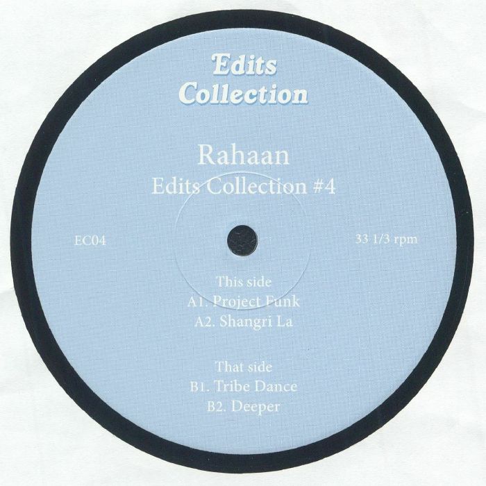 RAHAAN - Edits Collection #4 Vinyl at Juno Records.