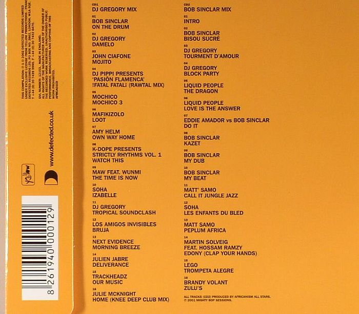 DJ GREGORY/BOB SINCLAR/VARIOUS - Africanism