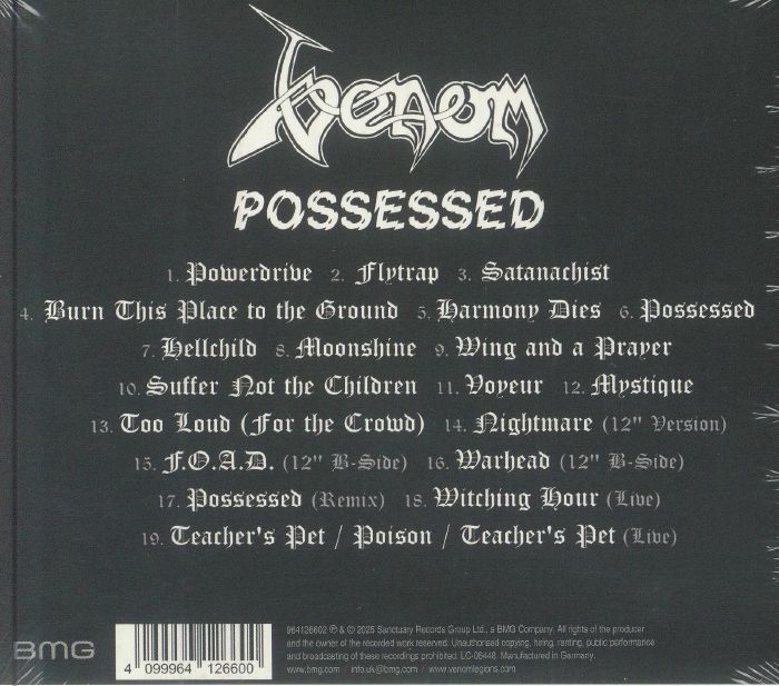 VENOM - Possessed - CD | eBay UK