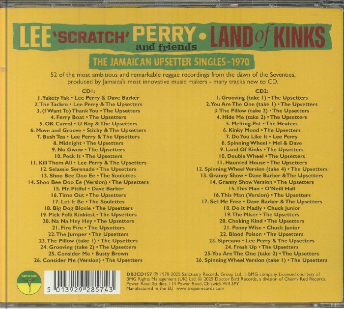 PERRY, Lee Scratch/VARIOUS - Land Of Kinks: The Jamaican Upsetter Singles 1970