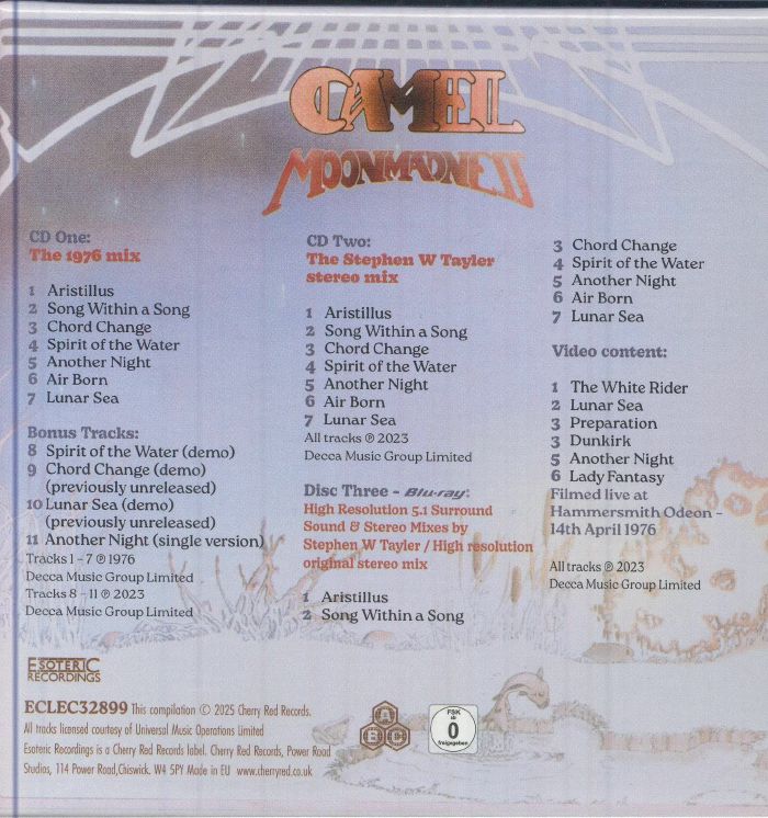 CAMEL - Moonmadness