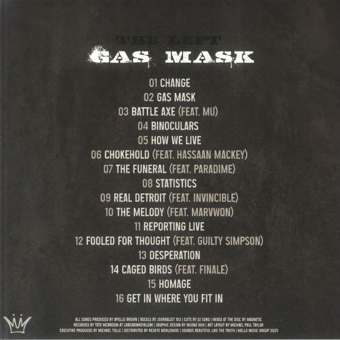 未開封 The Left / Gas Mask LP Apollo Brown The Left - Gas Mask (LP) – Mello Music Group