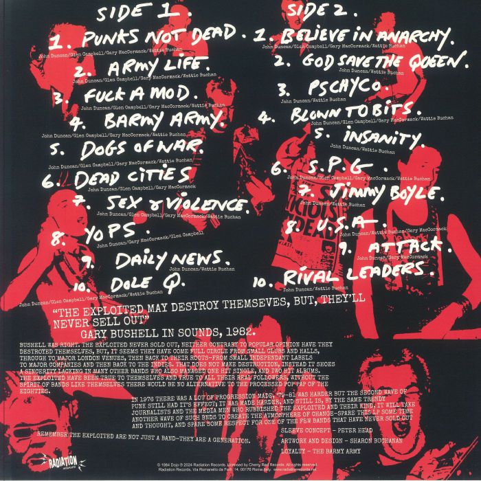 EXPLOITED, The - Totally Exploited (reissue)
