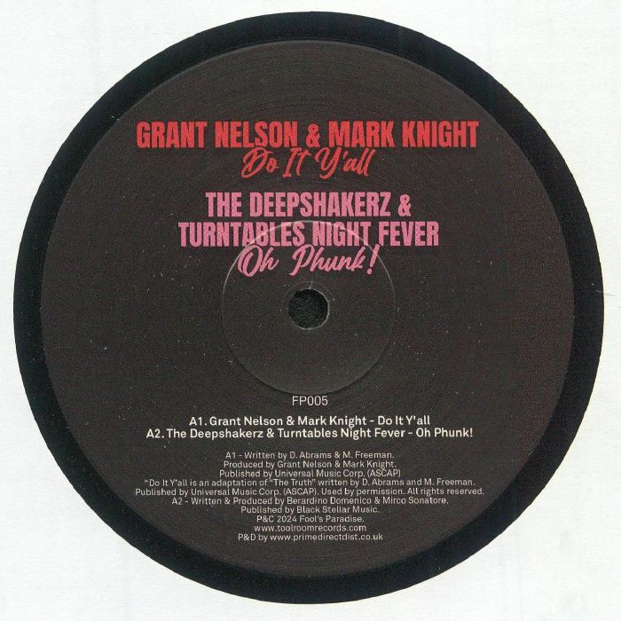 NELSON, Grant/MARK KNIGHT/THE DEEPSHAKERZ/TURNTABLES NIGHT FEVER/RICHARD EARNSH/SEBB JUNIOR - Fool's Paradise Sampler Vol 4