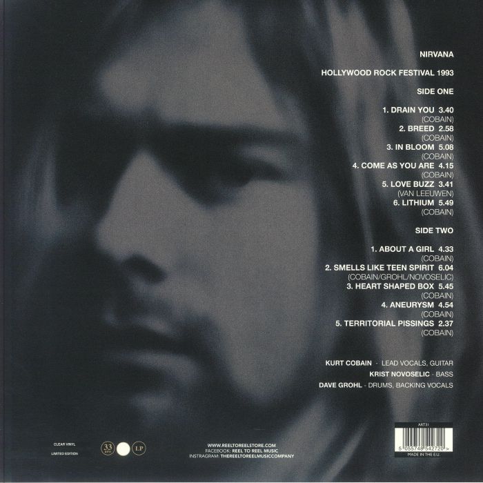 NIRVANA - I Would Rather Be Dead Than Be Cool: Live At The Hollywood Rock Festival 1993
