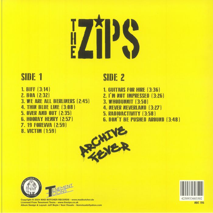 ZIPS, The - Archive Fever: Now 2002/1980-78