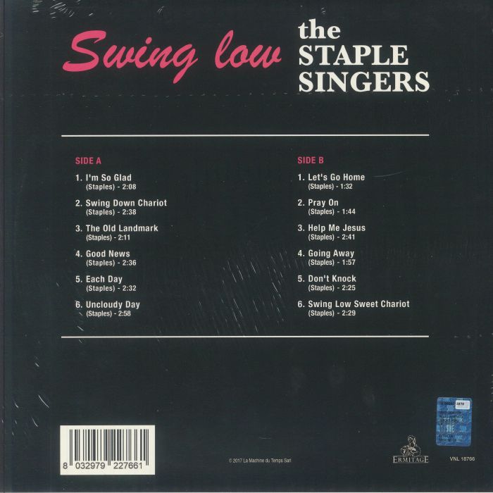 LP：The Staple SIngers 『Swing Low』Vee Jay Records 1961