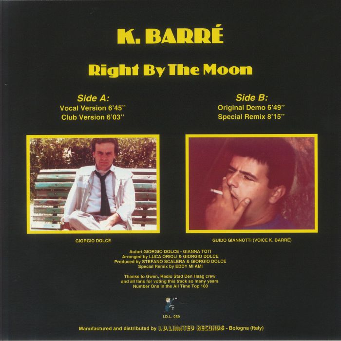 K BARRE - Right By The Moon (reissue)
