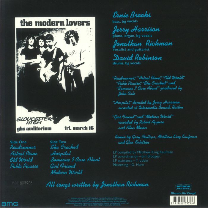 MODERN LOVERS, The - The Modern Lovers (reissue)
