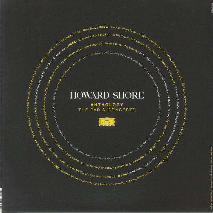 SHORE, Howard - Anthology: The Paris Concerts