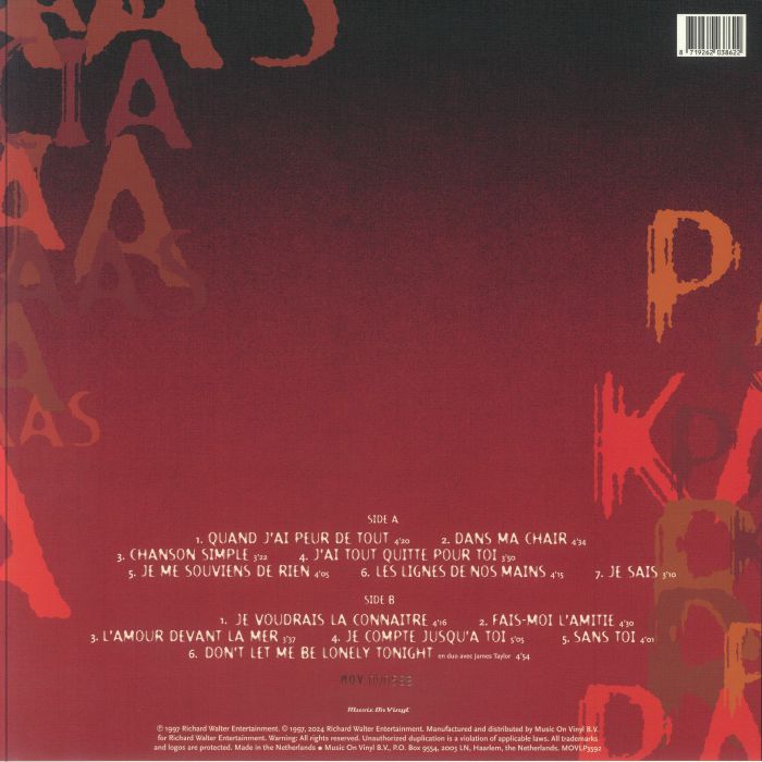 KAAS, Patricia - Dans Ma Chair (reissue)