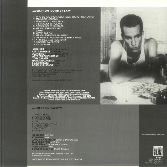 John Lurie Down By Law オリジナルサウンドトラック LP Down by law - John Lurie - ( LP ) - セラー： GEMINICRICKET