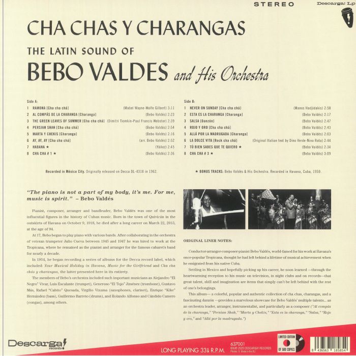 VALDES, Bebo & HIS ORCHESTRA - Cha Chas Y Charangas: The Latin Sound Of (reissue)