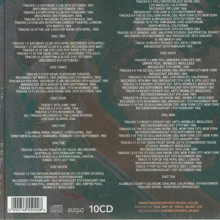 The ROLLING STONES - Live & Sessions 1963-1969 CD at Juno Records.