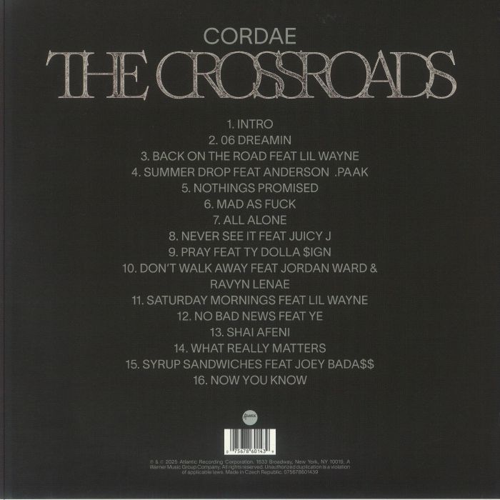 CORDAE - The Crossroads Vinyl at Juno Records.