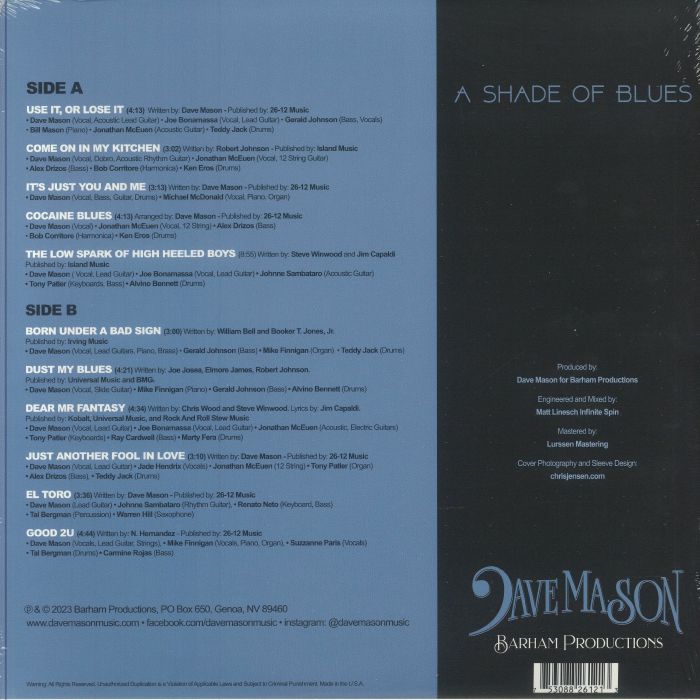 MASON, Dave - Shade Of Blues