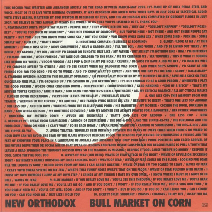NEW ORTHODOX - Bull Market On Corn