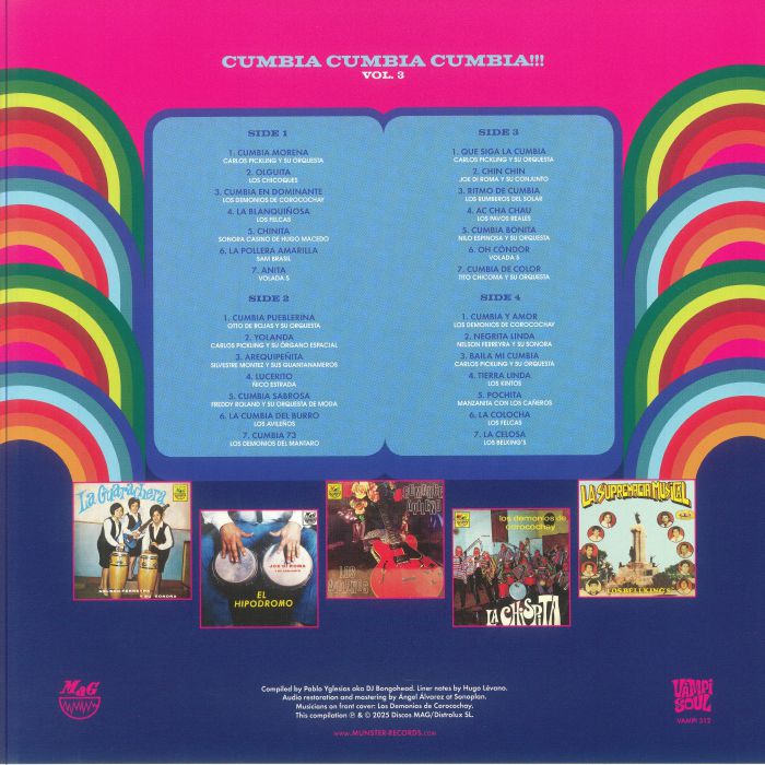 VARIOUS - Cumbia Cumbia Cumbia!!! Vol 3