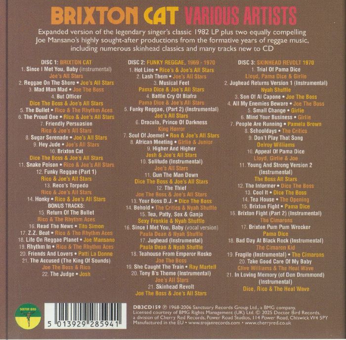 VARIOUS - Brixton Cat (Expanded Edition)