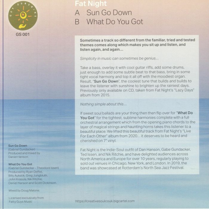 FAT NIGHT - Sun Goes Down