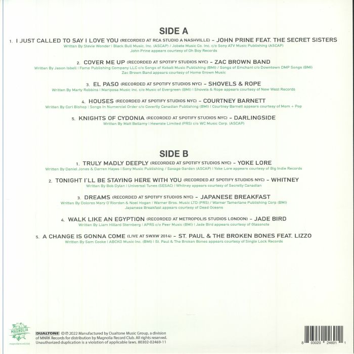 VARIOUS - Magnolia Record Club Presents: Spotify Singles Vol 2