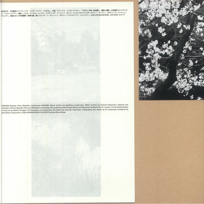 Masako Ohta | Matthias Lindermayr – Nozomi vinyl cover