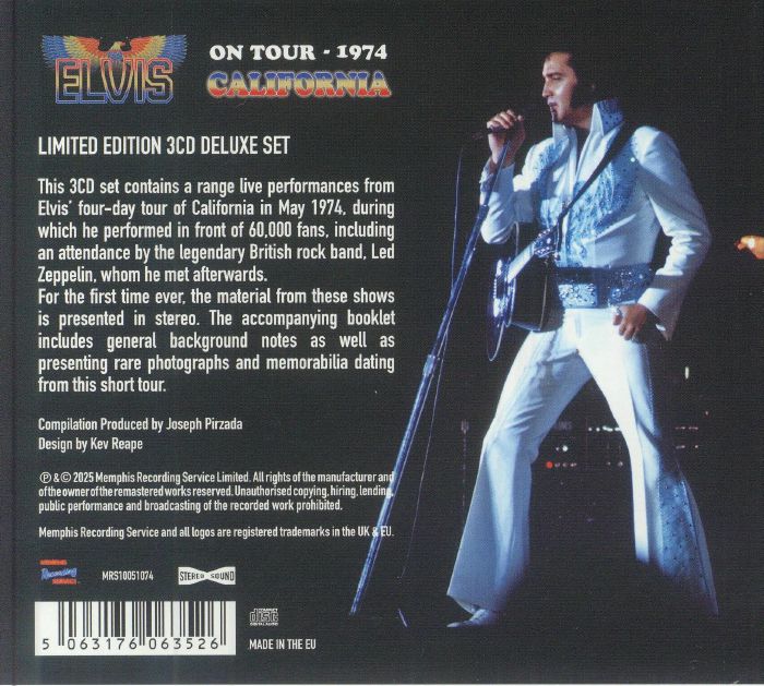 PRESLEY, Elvis - On Tour 1974: California
