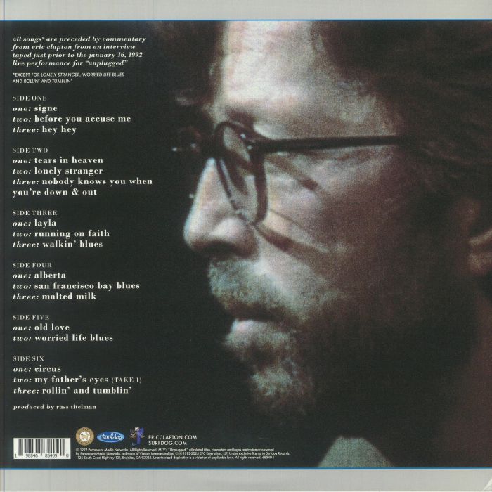洋楽 Eric Clapton Unplugged Enhanced Edition Unplugged (Enhanced Edition)＜限定盤＞/Eric Clapton