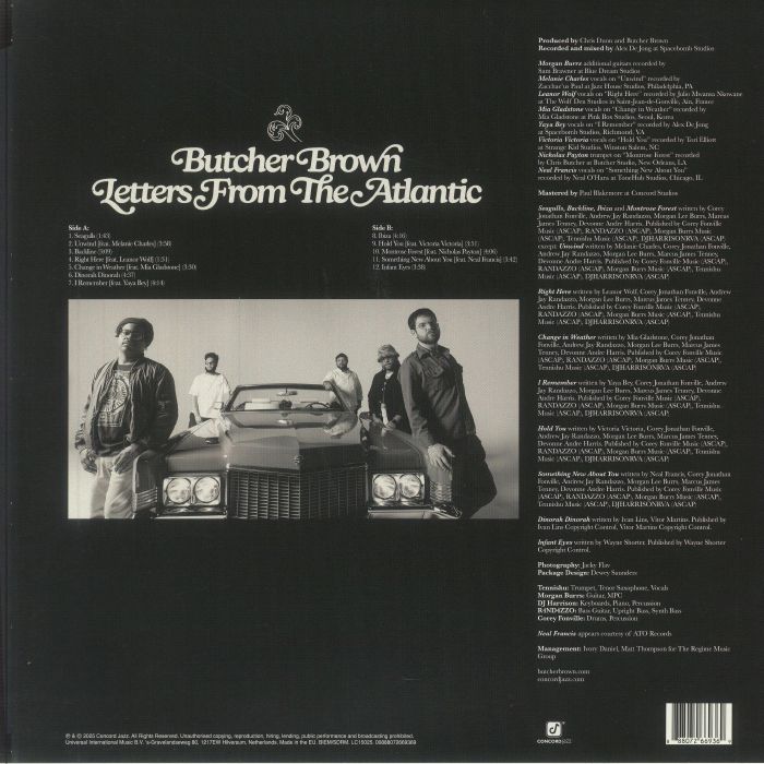 BUTCHER BROWN - Letters From The Atlantic