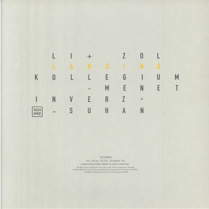 LI & ZOL - Landing