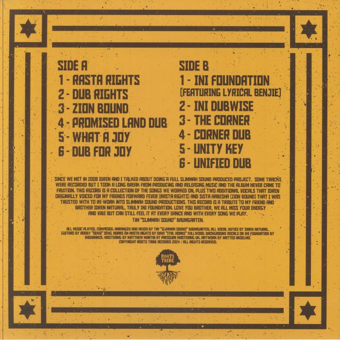 IDREN NATURAL/SLIMMAH SOUND - Ini Foundation Vinyl at Juno