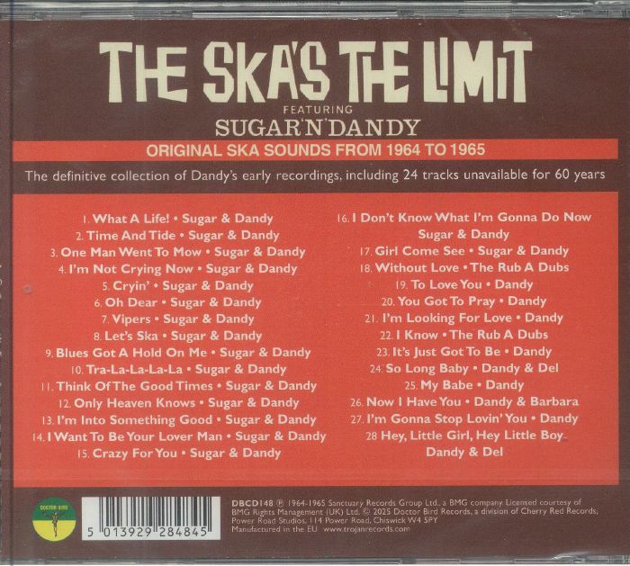 DANDY feat SUGAR N DANDY - The Ska's The Limit (reissue)