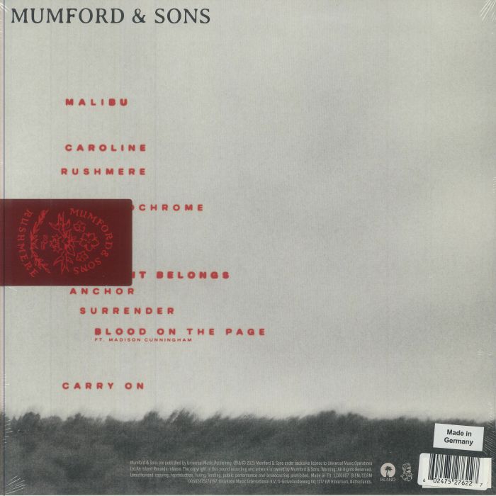 MUMFORD & SONS - Rushmere