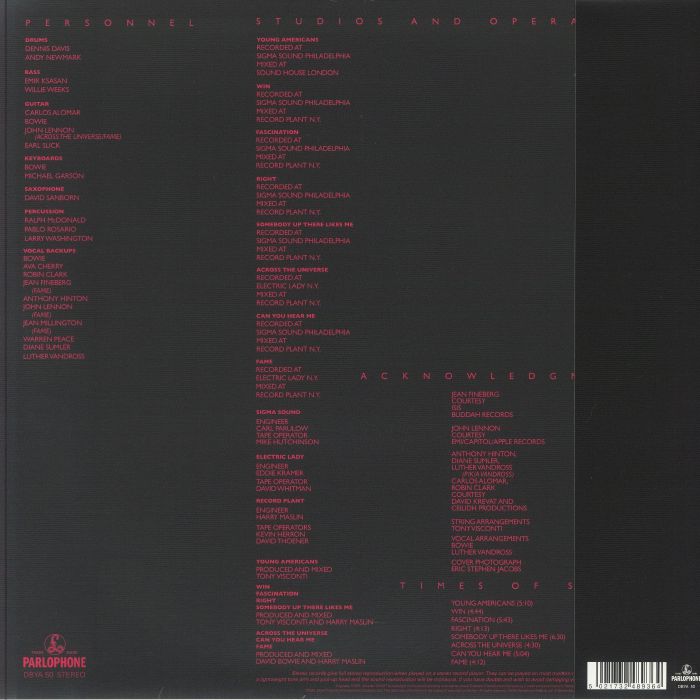BOWIE, David - Young Americans (50th Anniversary Edition) (half speed remastered)