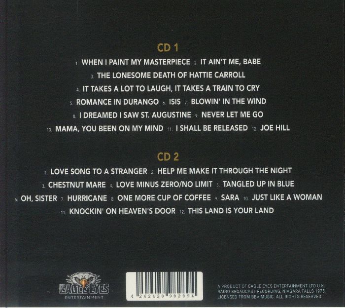 BAEZ, Joan/BOB DYLAN - Niagara Falls Live 1975