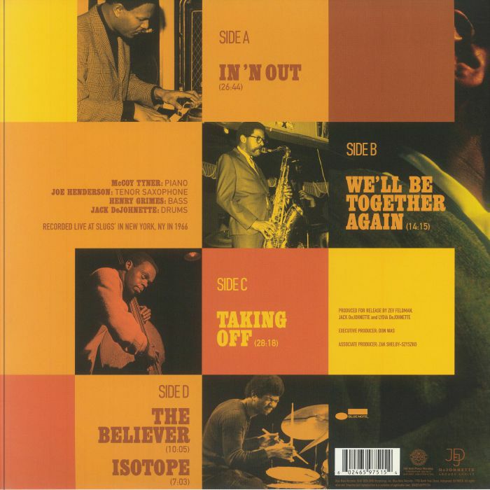 TYNER, McCoy/JOE HENDERSON - Forces Of Nature: Live At Slugs (B-STOCK)