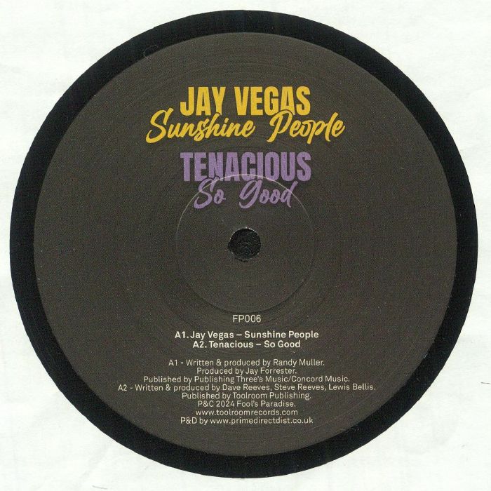 Jay Vegas, Tenacious, Sgt. Slick, Tommy Glasses / Fool’s Paradise Sampler Vol. 5 Jay Vegas, Tenacious, Sgt. Slick, Tommy Glasses / Fool’s Paradise Sampler Vol. 5