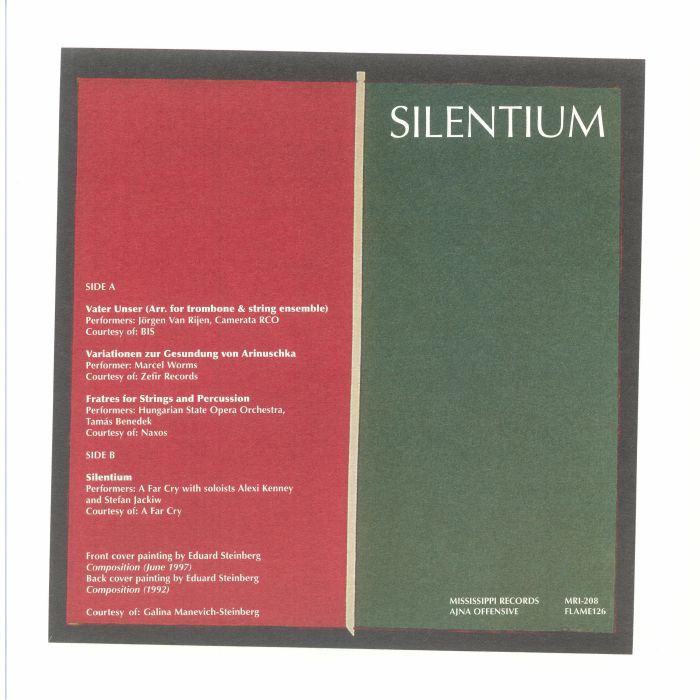PART, Arvo - Silentium
