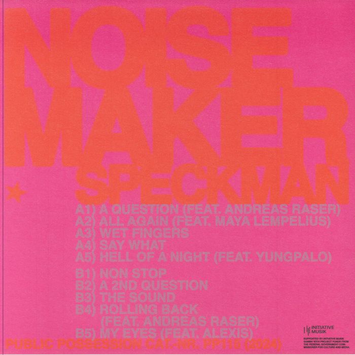 SPECKMAN - Noisemaker
