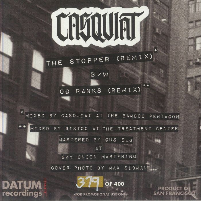CASQUIAT - The Stopper