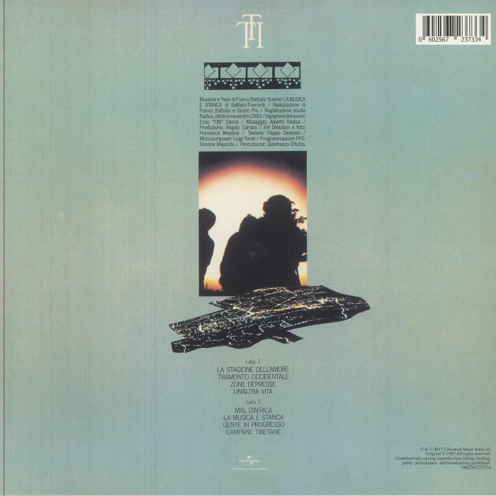 BATTIATO, Franco - Orizzonti Perduti (reissue)