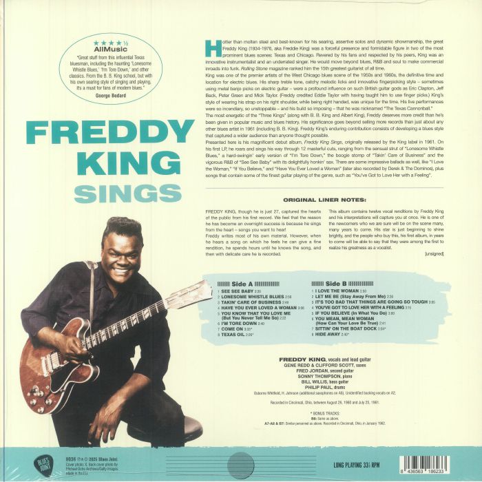 KING, Freddy - Sings