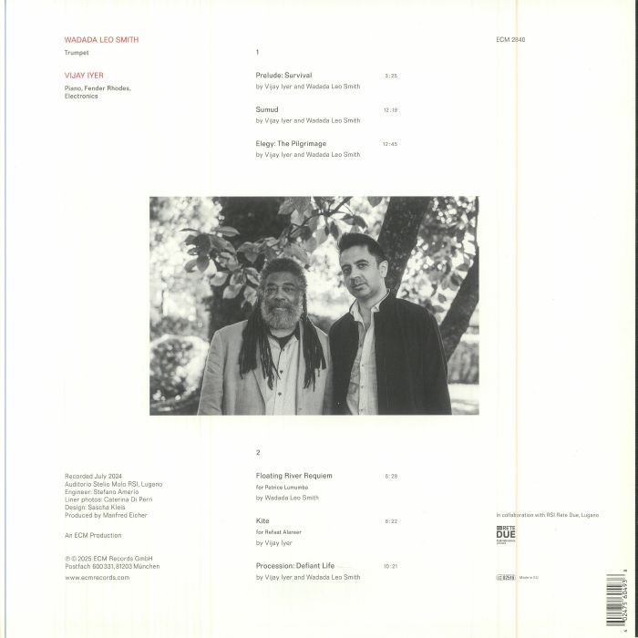 IYER, Vijay/WADADA LEO SMITH - Defiant Life