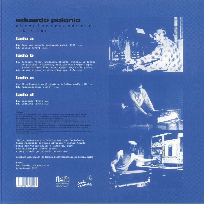 POLONIO, Eduardo - Obra Electroacustica 1969-1981